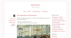 Desktop Screenshot of johnkeeley.com