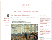 Tablet Screenshot of johnkeeley.com